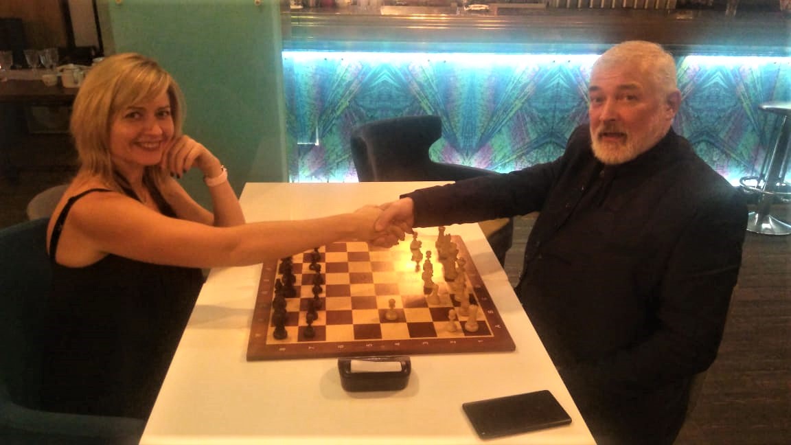 010. Гроссмейстер Наталья Жукова Сергей Фоминцев Chess transit